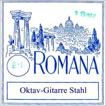 Struny pro oktávovou kytaru  Ocel.sada