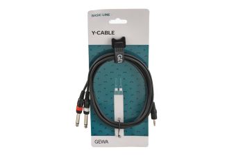Y-Cable Basic Line  1,5 m / baleno po 5 ks