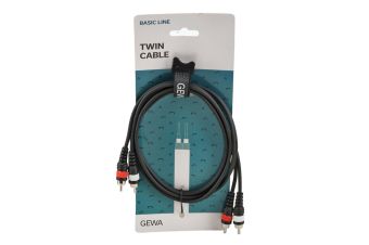 Twin kabel Basic Line  1,5 m / baleno po 5 ks