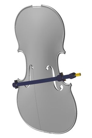 Svěrka pro trhliny Housle / Viola 215 - 255mm Svěrka pro trhliny Housle / Viola 215 - 255mm