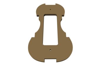 Stencils Violin Guarneri Kochanski 1741 Stencils Violin Guarneri Kochanski 1741