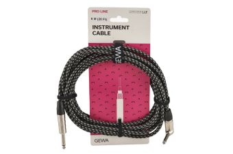 Kabel pro nástroje mono Pro Line  VE10 6m - zahnutý konektor