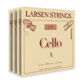Struny pro Cello Malé velikosti Sada 1/4 Struny pro Cello Malé velikosti Sada 1/4