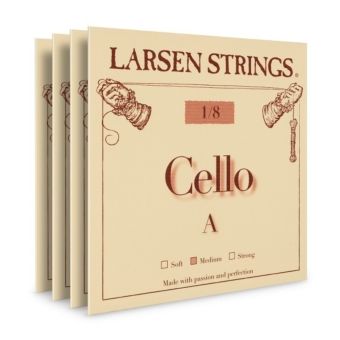 Struny pro Cello Malé velikosti  Sada 1/8