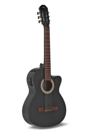 Černý vysoký lesk  Cutaway E-Acoustic Black