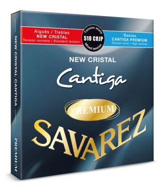 Savarez struny pro klasickou kytaru New Cristal Cantiga Premium  Sada mix 510CRJP