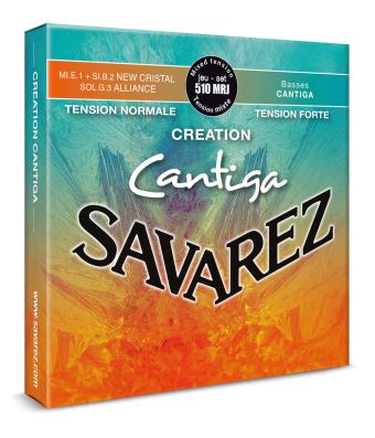 Savarez struny pro klasickou kytaru Creation Cantiga 510 Sada mix 510MRJ Savarez struny pro klasickou kytaru Creation Cantiga 510 Sada mix 510MRJ