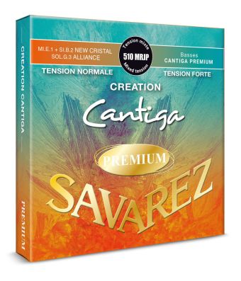 Savarez struny pro klasickou kytaru Creation Cantiga Premium  Sada mix 510MRJP
