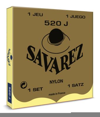 Struny pro Klasickou kytaru Traditional Concert 520 - jednotlivé struny  E6w high 526J (yellow)