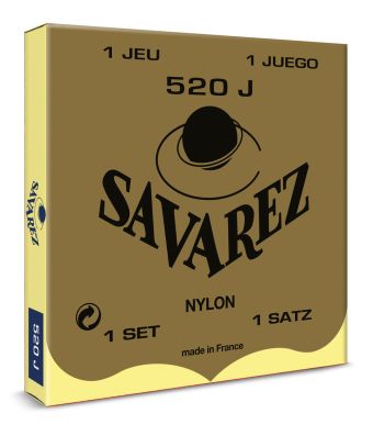 Savarez struny pro klasickou kytaru Traditional Concert 520 Sada High 520J Savarez struny pro klasickou kytaru Traditional Concert 520 Sada High 520J
