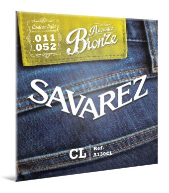 Savarez struny pro akustickou kytaru Acoustic Cst.-Light .011-.052 A130CL Savarez struny pro akustickou kytaru Acoustic Cst.-Light .011-.052 A130CL