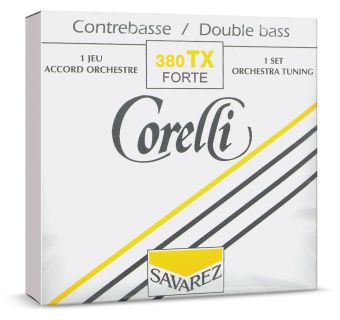 Corelli struny pro kontrabas Orchestrální ladění  Extra silné 380TX