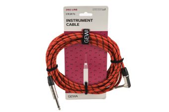 Kabel pro nástroje mono Pro Line VE10 6m - zahnutý konektor Kabel pro nástroje mono Pro Line VE10 6m - zahnutý konektor