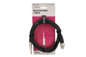 Kabel pro mikrofon Pro Line 3 m/jednotkové balení 10 ks Kabel pro mikrofon Pro Line 3 m/jednotkové balení 10 ks