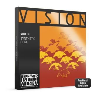 Struny pro housle Vision Synthetic Core D Silver Wound VI031/4 Struny pro housle Vision Synthetic Core D Silver Wound VI031/4