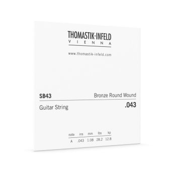 Thomastik struny pro akustickou kytaru Spectrum Single Strings  .043 rw SB43