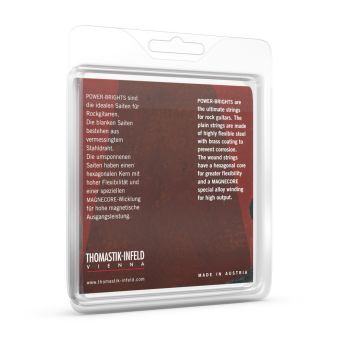Thomastik struny E-kytaru Power Brights Series Sada 011 PB111 Thomastik struny E-kytaru Power Brights Series Sada 011 PB111