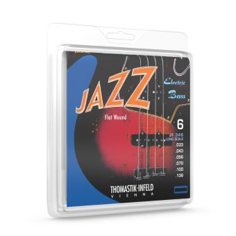 Struny pro e-bas Jazz Bass Flat Wound Sada 6 strun - long JF346 Struny pro e-bas Jazz Bass Flat Wound Sada 6 strun - long JF346