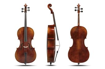 Cello Sonata Europa Deluxe 7/8 Hratelné provedení, včetně povlaku, massaranduba smyčce, Larsen Aurora strun Cello Sonata Europa Deluxe 7/8 Hratelné provedení, včetně povlaku, massaranduba smyčce, Larsen Aurora strun