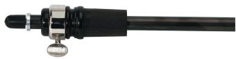 Bodec pro kontrabas Standard  45 cm dlouhá, černá tyč
