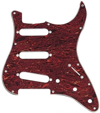 Úderová deska Stratocaster model  Želvovinová, 3-vrstvá