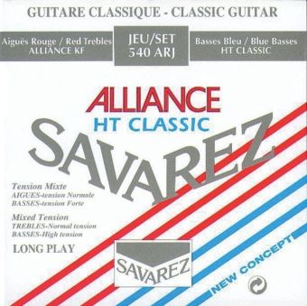 Savarez struny pro klasickou kytaru Alliance HT Classic 540  Sada mix 540ARJ