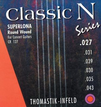 Thomastik struny pro klasickou kytaru Classic N Series. Superlona Light  Sada CR127