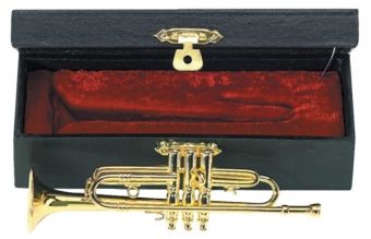 Miniaturní nástroj- Dárkový předmět- nehraje  Trumpeta