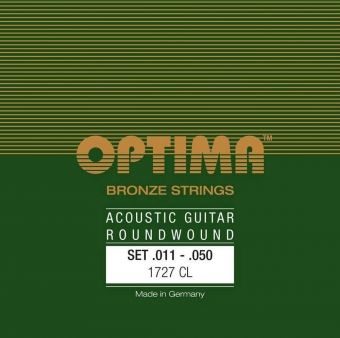 Optima struny pro akustickou kytaru Bronze Strings  Sada Custom-light 1727CL