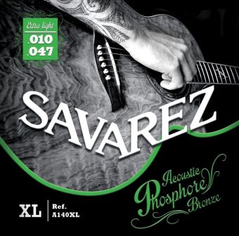 Savarez struny pro akustickou kytaru Acoustic  Ex-Light .010-.047 A140XL