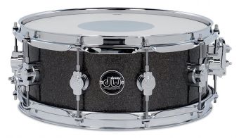 Snare drum Performance Finish Ply / Satin Oil  Pewter Sparkle
