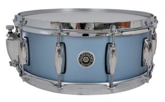 Snare drum USA Brooklyn  Satin Ice Blue Metallic