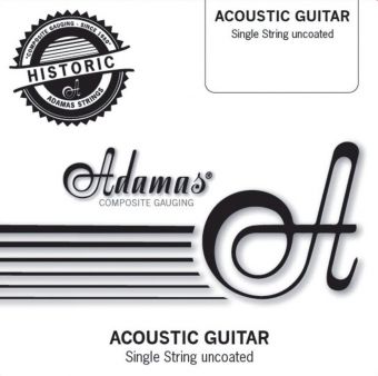 Adamas struny pro akustickou kytaru Jednotlivé ocelové struny  .013