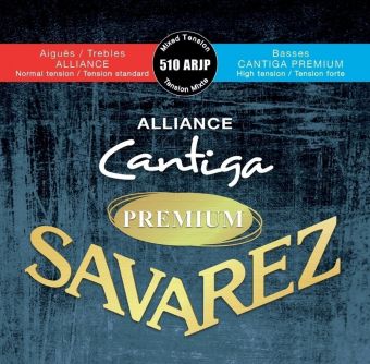 Savarez struny pro klasickou kytaru Alliance Cantiga Premium  Sada mix 510ARJP