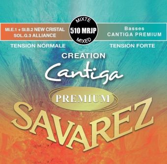 Savarez struny pro klasickou kytaru Creation Cantiga Premium  Sada mix 510MRJP