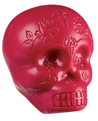 Shaker Sugar Skull  Červená barva LP006-RD