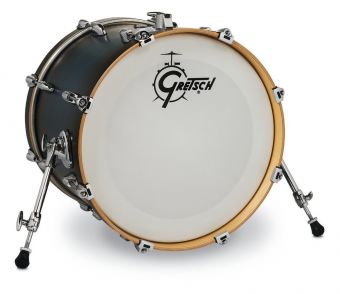 Bass drum Renown Maple  Satin Antique Blue Burst