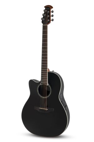 E – akustická kytara Ovation Celebrity CS Standard Mid Cutaway  černá CS24L-5G-G