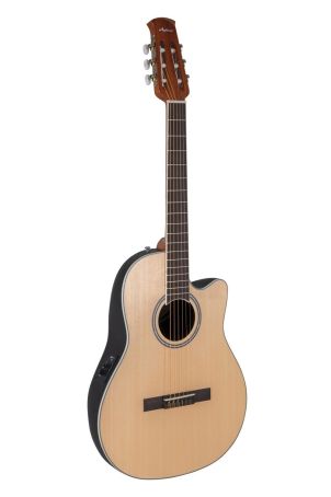 E-akustická, klasická kytara AB24CII  Mid Cutaway Nylon  Natural Satin AB24CS-4S