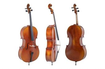 Cello Maestro 1-VC3  4/4 with setup incl. bag, massaranduba bow and Larsen Aurora strings