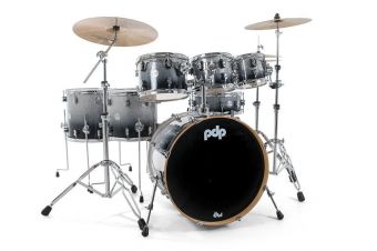 Drumset Concept Maple  Silver to Black Fade