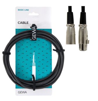 Kabel pro mikrofon Basic Line  9 m/jednotkové balení 5 ks