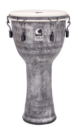 Djembe Freestyle Mechanically Tuned  Antique Silver SFDMX-12AS