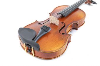 Housle Maestro 2-VL4  4/4 včetně Setup a pouzdra pro housle, Massaranduba smyčce a strun Larsen Il Cannone