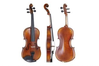 Housle Maestro 2-VL4  3/4 včetně Setup, houslového pouzdra, Massaranduba smyčce a Larsen Aurora strun